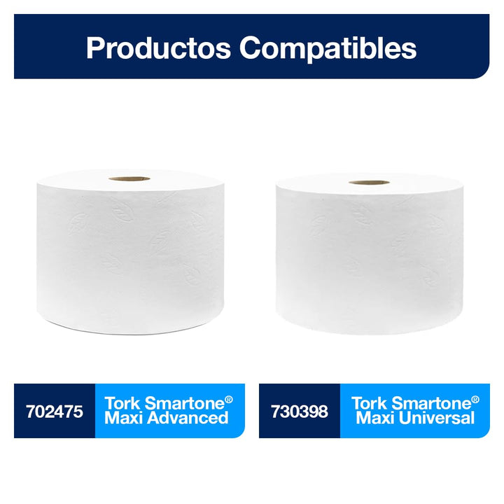 Tork SmartOne® Spender für Toilettenpapier Schwarz T8, Hohe Kapazität, Elevation Linie, 680008 Nachf