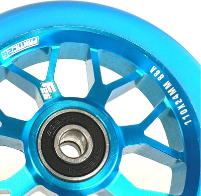 Fantic26 Spy7 Stunt Scooter Rolle I Trick I Tret I Kinder I Roller I Wheel I 110mm I ABEC 11 I Schne