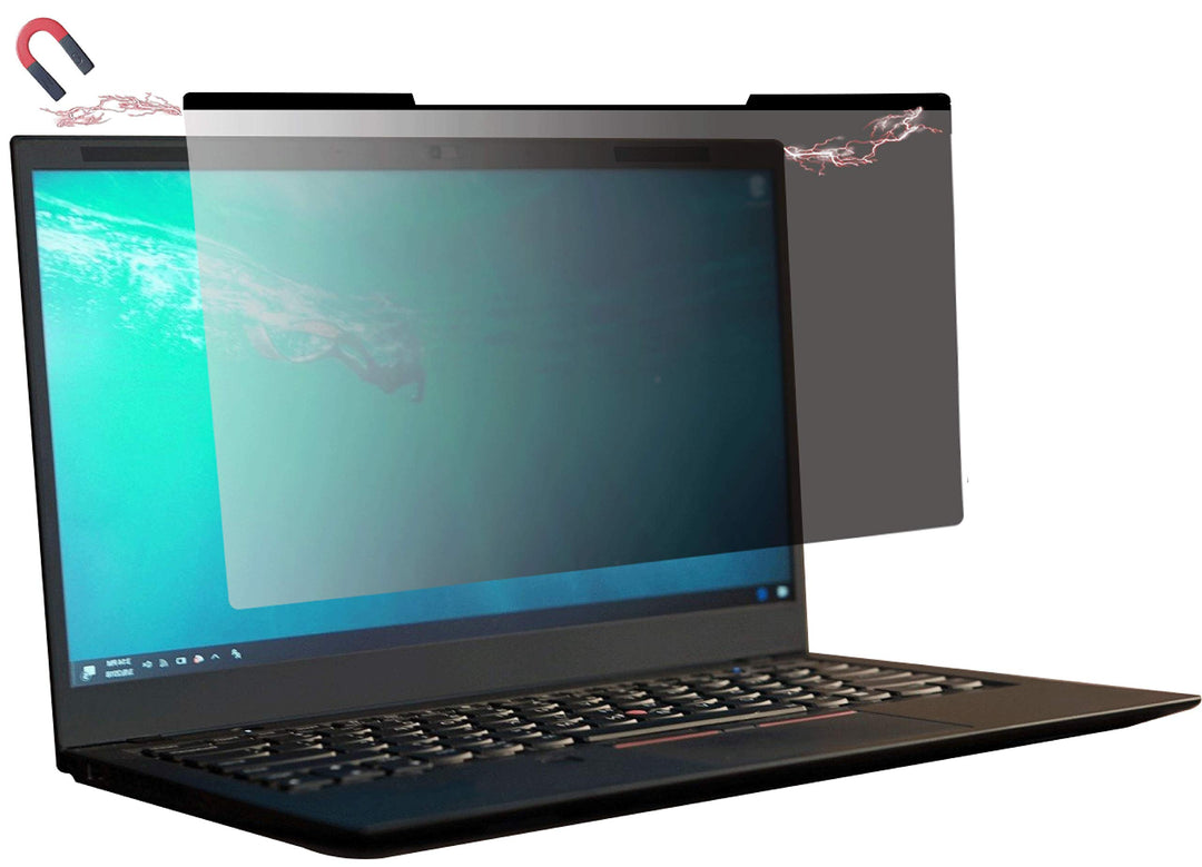 THORANI Magnetische Notebook Blickschutzfolie 15.6 Zoll 16:9 - Premium Sichtschutz &amp; Displayschutz f