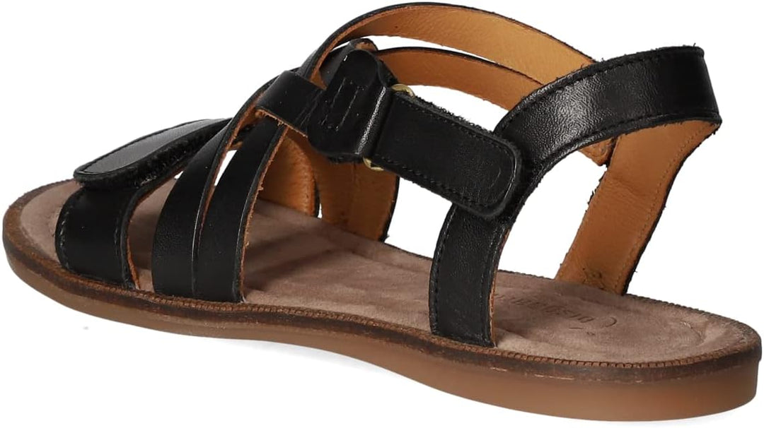 Bisgaard Mädchen Clea Sandal 33 EU Schwarz, 33 EU Schwarz