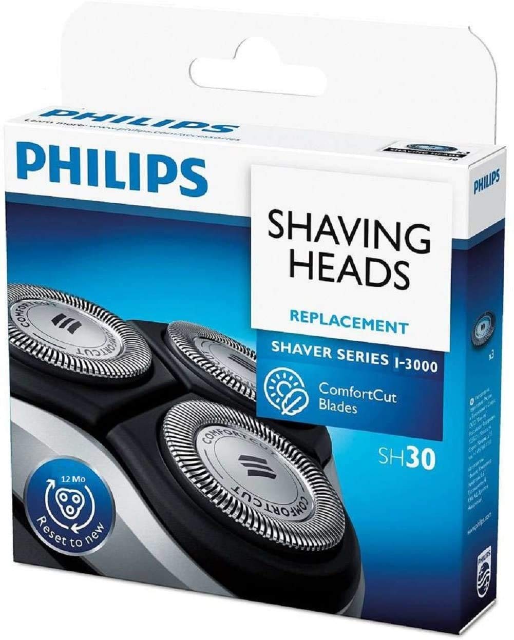 Philips rasierk枚pfe SH30 F眉r Serien 1000-2000 -3000 Original-Originalteil (Anzahl 3)