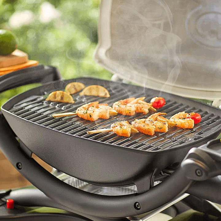 7645 Grillrost Gusseisen für Weber Q200, Q220, Q2000, Q2200 Series, 27,3 x 38,9 cm Grillroste ersatz
