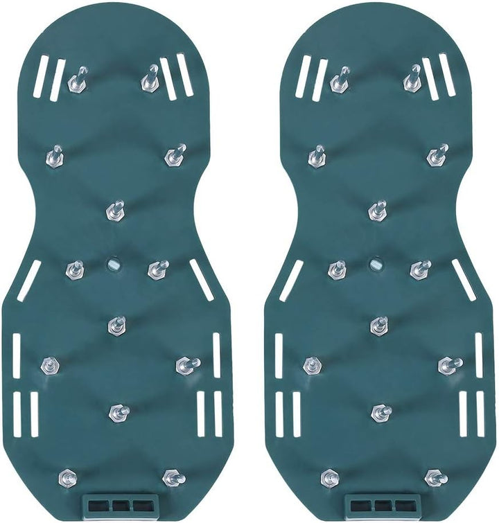 Rasenbelüftungsschuhe, 3 und 4 Riemen, Rasenbelüftungs-Sandalen mit Spikes für Garten, Rasen, zur Bo