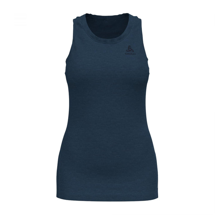 Odlo Damen Merino Performance 130 Gramm_111261 Funktionsunterwäsche Tanktop XL Blue Wing Teal Melang
