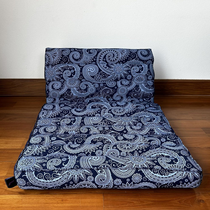 Leewadee Thai-Kissen Falt-Matratze Chill-Out Klapp-Matte Gepolsterte Lesestütze Boden-Liege-Matte mi