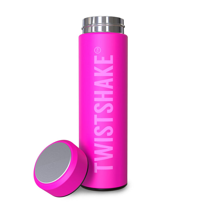 twistshake weiss 420 ml Fläschchen Rose, Rose