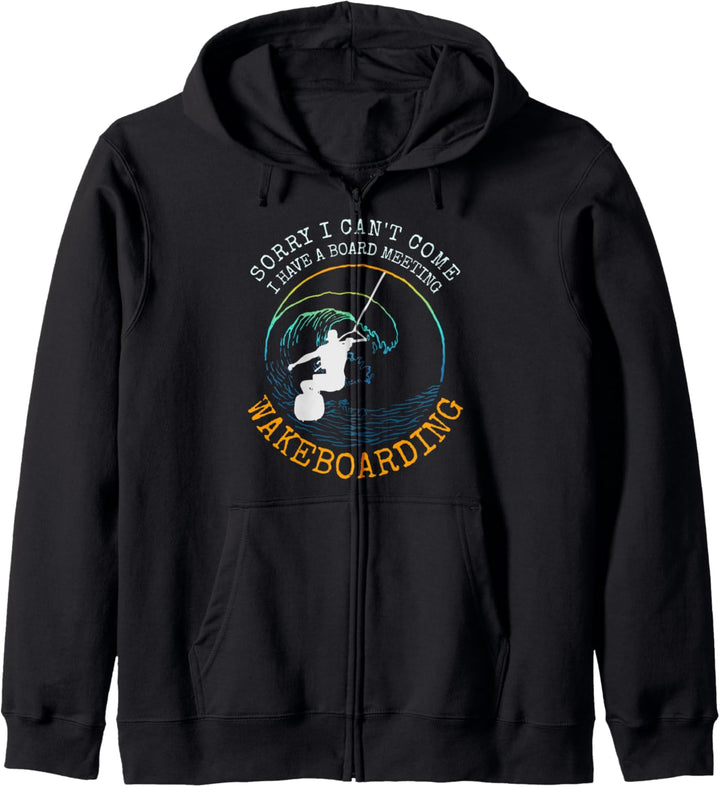 Wakeboarding Lustige Wakeboard Geschenkidee Slogan Kapuzenjacke