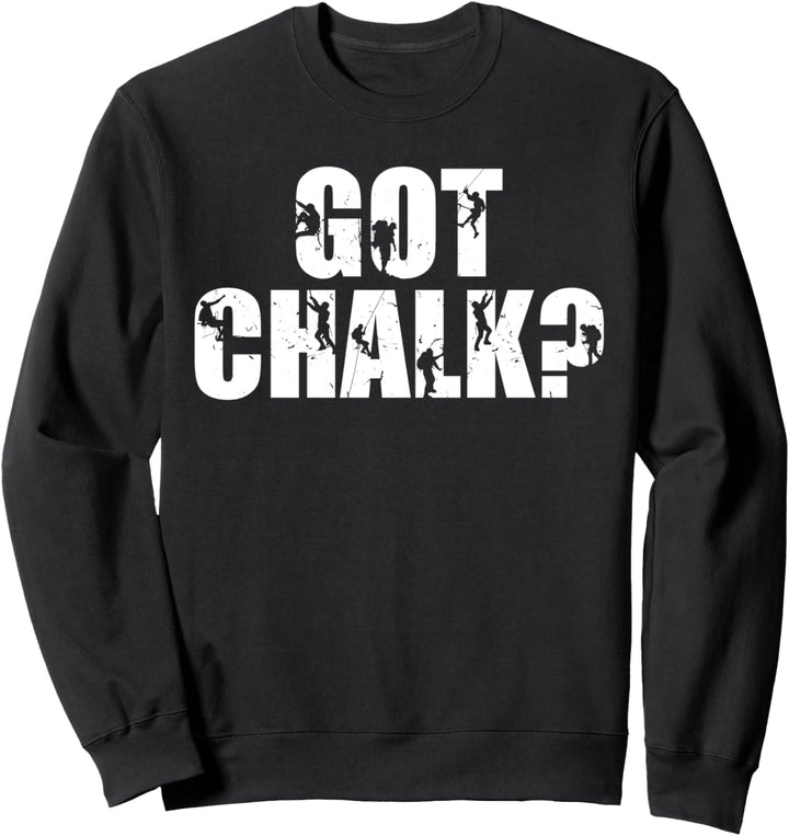 Vintage Climbing Bouldering Kletterer Fels Hallen Klettern Sweatshirt