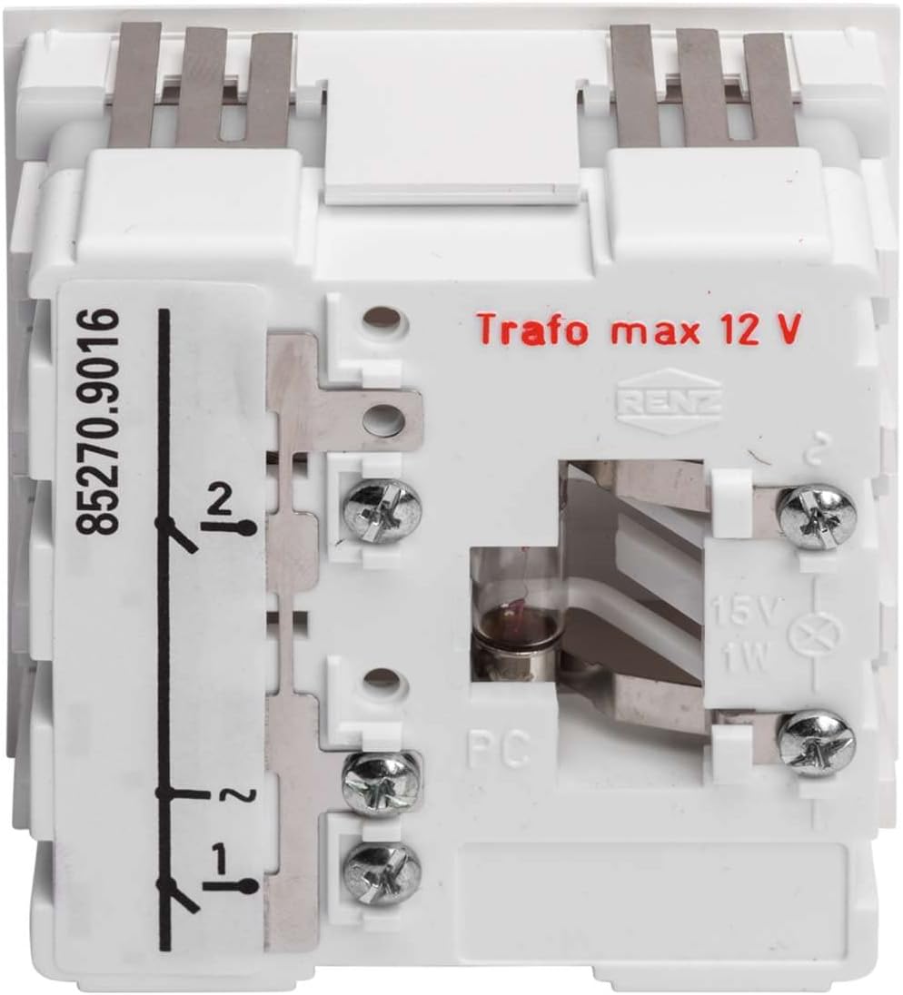 RENZ Tastenmodul mit 2 Klingeltaster weiss RENZ Nummer 97-9-85270