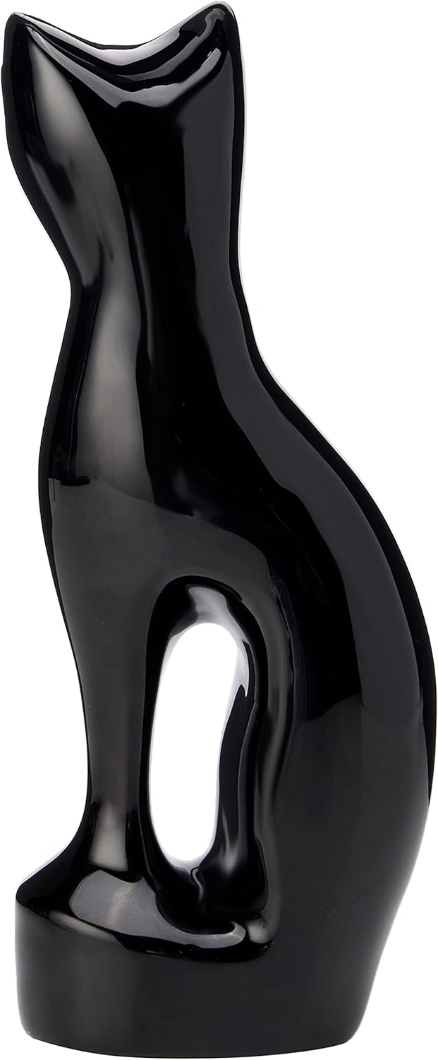 Urns UK Gedenkurne, Katze, schwarz, 24,1 cm