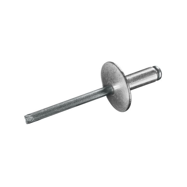 GOEBEL® - 250 x Blindnieten Aluminium/Stahl (Ø x L) 5,0 x 8,0 mm mit Grosskopf - Grosskopf Niete - P