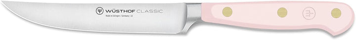 WÜSTHOF Classic Steakmesser-Satz mit 4 Messern, 12 cm, Pink Himalayan Salt (Rosa), Pink Himalayan Sa