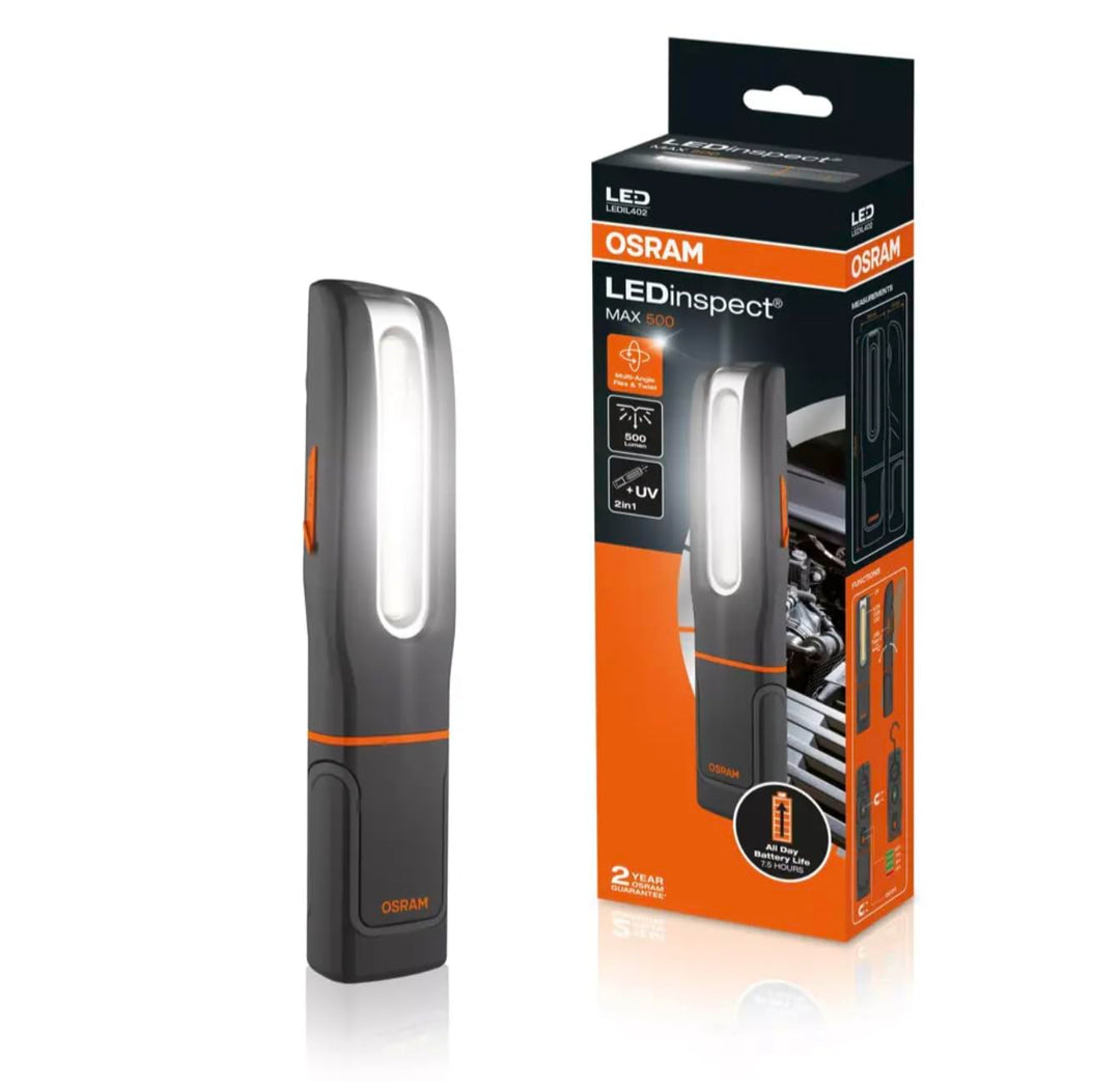 OSRAM LEDIL402 LEDinspect MAX500, Inspektionsleuchte, 6000K, wiederaufladbare LED Arbeitsleuchte, ma