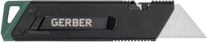 Gerber Cuttermesser mit Taschenclip, E.A.B. Slim, Wechselbare Standard-Trapezklinge, Slide Lock-Verr