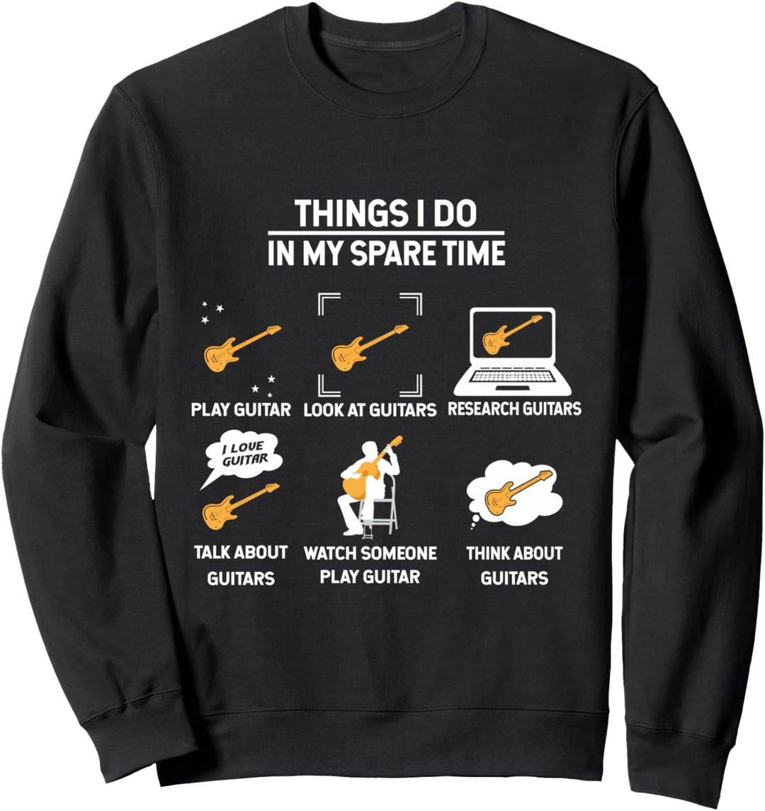 Epiphone Gitarre Tee Gitarre Things I Do in My Leisure Time Sweatshirt