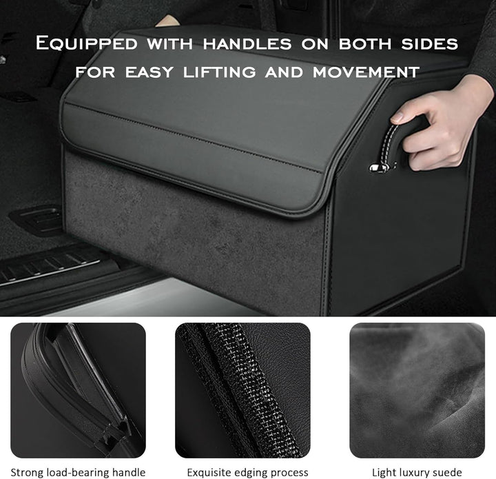 Auto Kofferraum Organizer, Aufbewahrungsbox Auto Klein, Kofferraum Tasche Wasserdicht, Faltbare Car