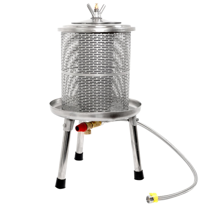 Wasserdruck-Presse 10 Liter komplett Edelstahl Apfelpresse Obstpresse Mostpresse