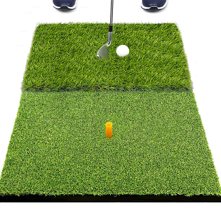 SAPLIZE Grosse Faltbare Golf-Schlagmatte, Enge Lie, Rough und Fairway für Driving, Chipping und Putt