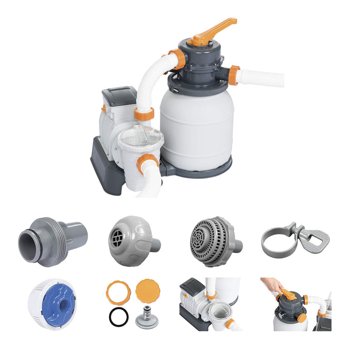 Bestway Filterpumpe Sandpumpe für Pool Filter, Farbe