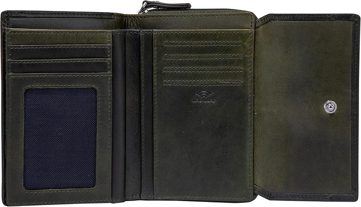 Maitre - Birkenfeld Dalene Purse SH8F Grün 12X10 Farbe:grün / Material:textile,leather, 12X10 Farbe: