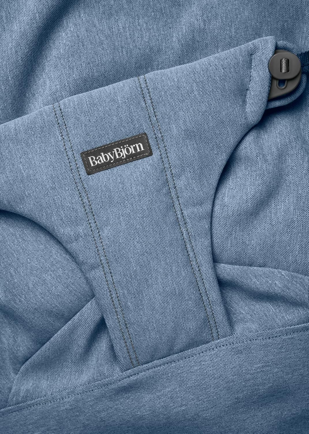 BabyBjörn Babywippe Bliss, Gewebt Melange, Blau