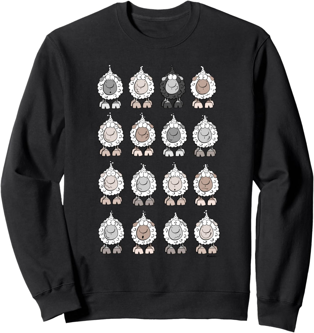 Schwarzes Schaf I Be Different Schafe I Schaf Herde Fun Sweatshirt
