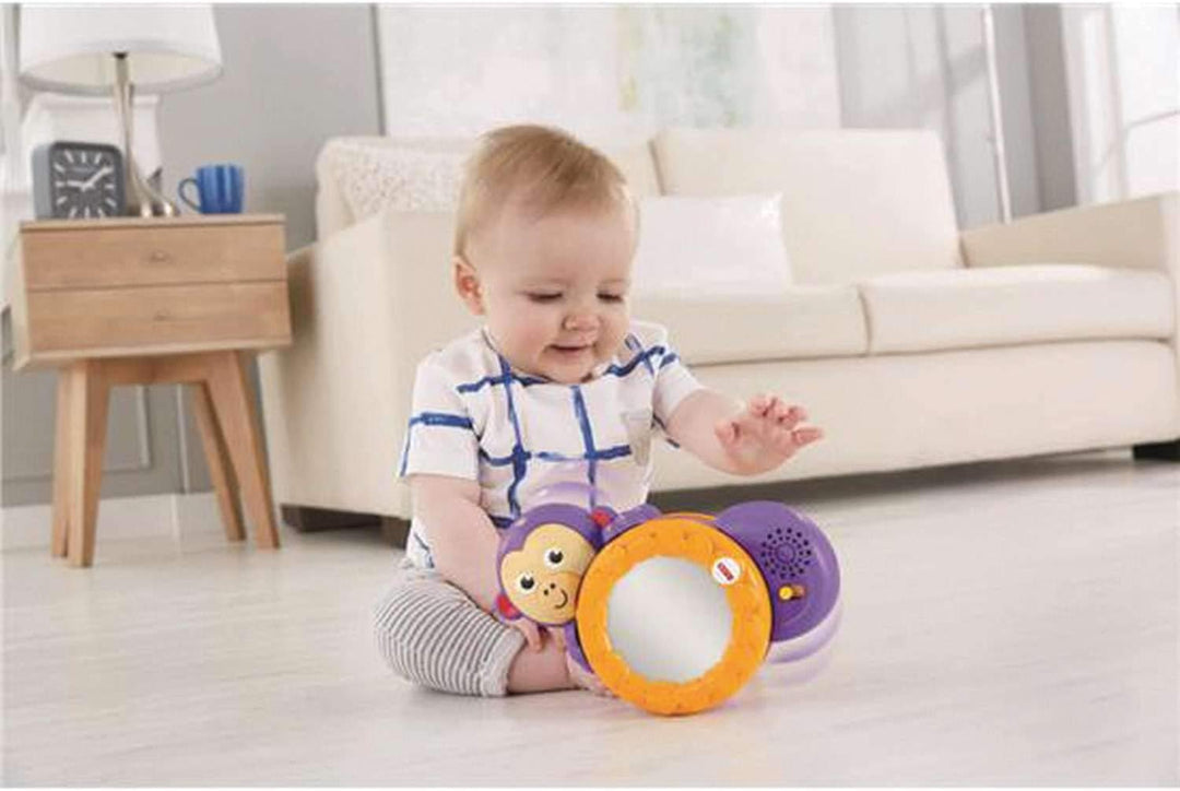 Fisher-Price Mattel FHF75 1-2-3 Roll-Äffchen, Spiel