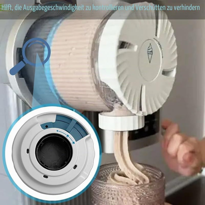 Ausgabedeckel und Pressmechanismus für Ninja Swirl by CREAMi NC701EU NC700EU, Dispense Lid & Swirl P