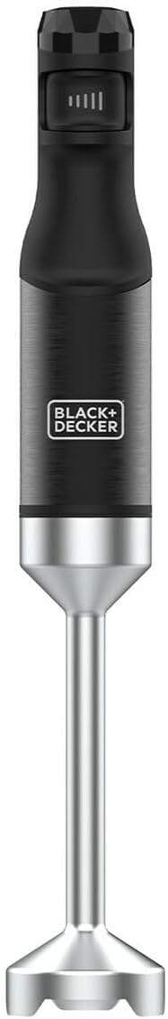 Black & Decker BXHBA1501E Mélangeur par Immersion 1500 W Noir, Transparent