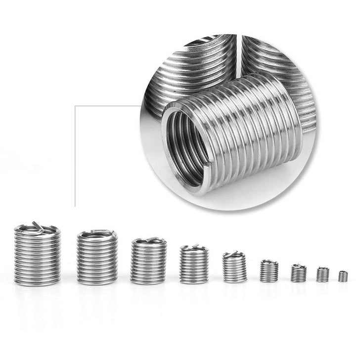 M5 M6 M8 M10 M12 M14 M16 304 Gewindeeinsätze Edelstahl Reparatureinsatz mit Gewinde Sortiment Spiral