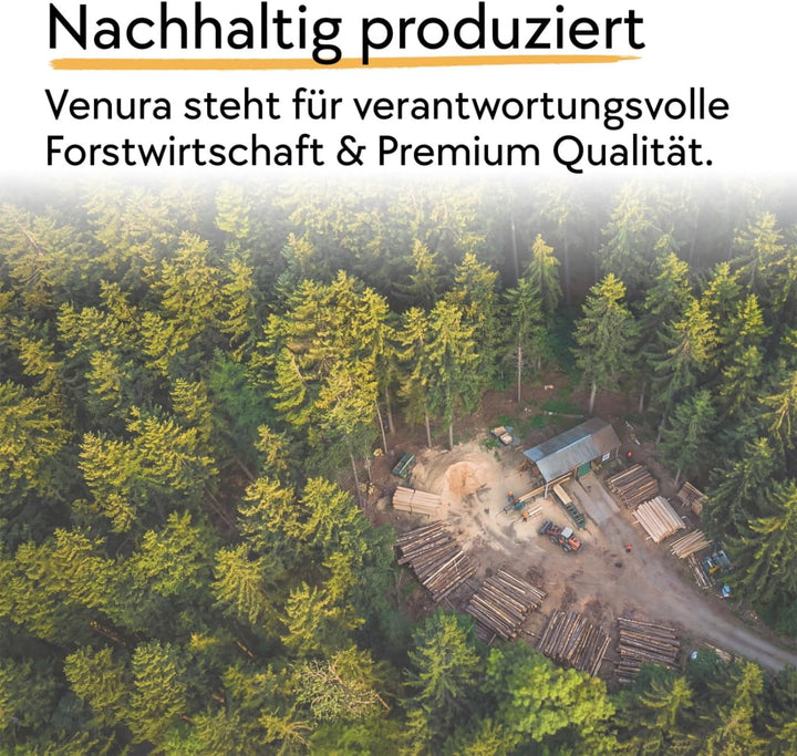 Drehbares Bücherregal aus Holz - 100% Massivholz - Premium Qualität - Platzsparend - Drehregal Büche
