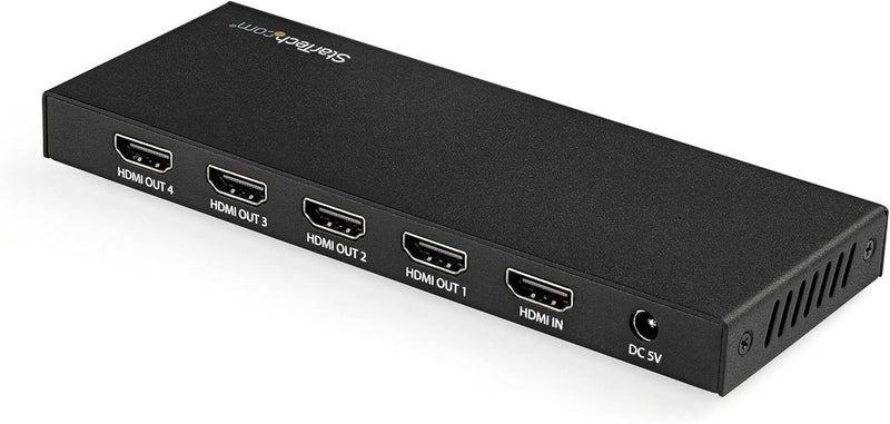 StarTech.com 4 Port HDMI Splitter - 4K 60Hz - 1x4 HDMI Verteiler - HDR 66mmx63.5mmx165.1mm 4K60 HDR,