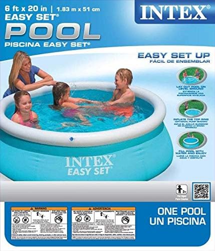 Intex 28101EH Easy Set, 1,8 m x 50,8 cm Pool, 1,8 m x 9,1 m, blau