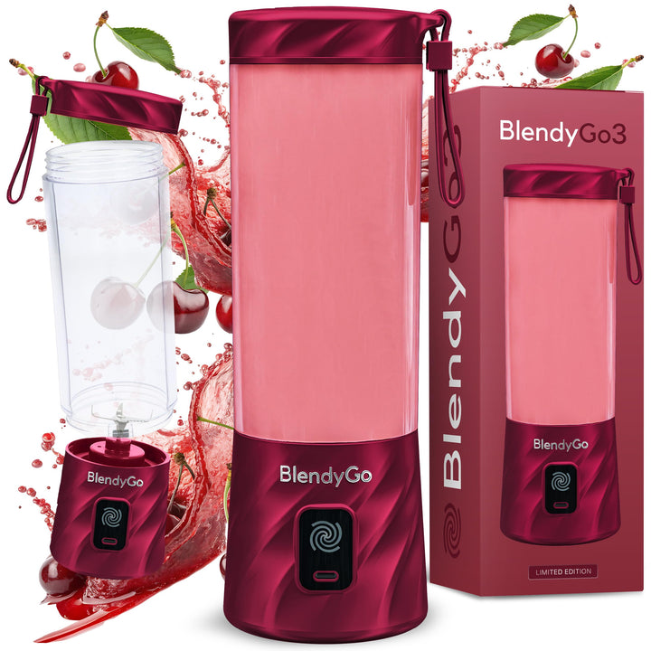 BlendyGo 3 Tragbarer Mixer, Blender, Mini Standmixer, 550 ml, Smoothie maker, Mixer smoothie maker t