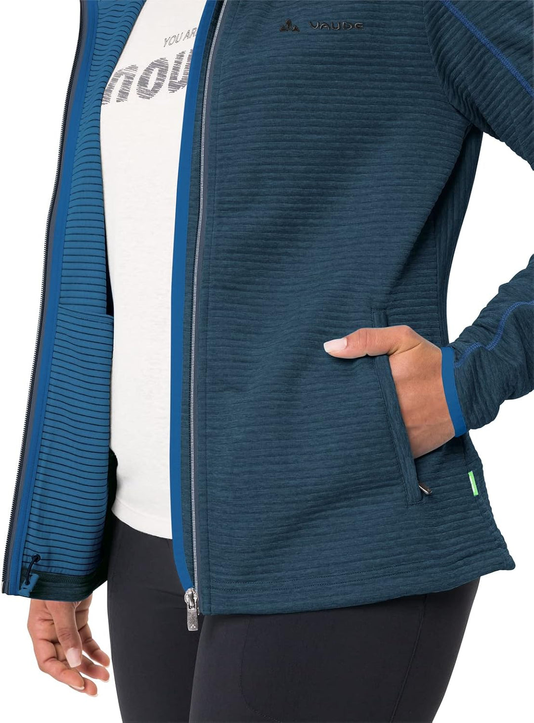 VAUDE Damen Women's Skomer Hiking Jacket Jacke 34 dark sea, 34 dark sea