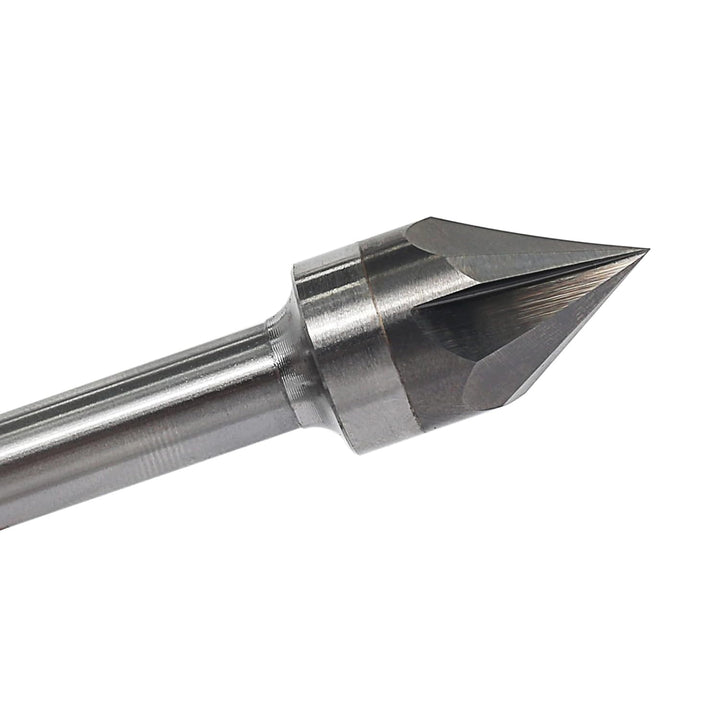 V Nutfräser 60 grad 8mm schaft，3 Flöten Fasenfräser Gravierfräser CNC Fräser für Oberfräse Holz Grav