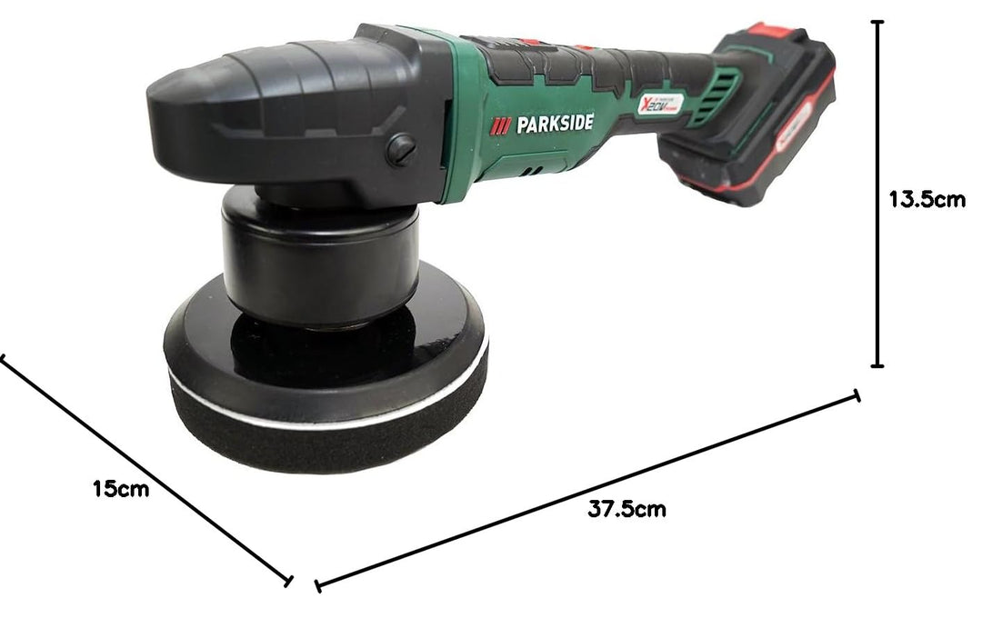 HEADNMORE® Bundle - PARKSIDE® 20V Akku Winkelschleifer Winkelpolierer PPMAS 20 + HEADNMORE® Schlüsse
