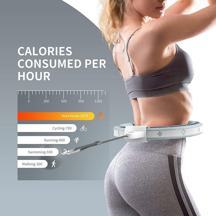 PROIRON Smart/Hula Hoop Reifen Erwachsene, Hullahub Reifen mit Gewicht, Hula Hoop Reifen Kinder, 1,2