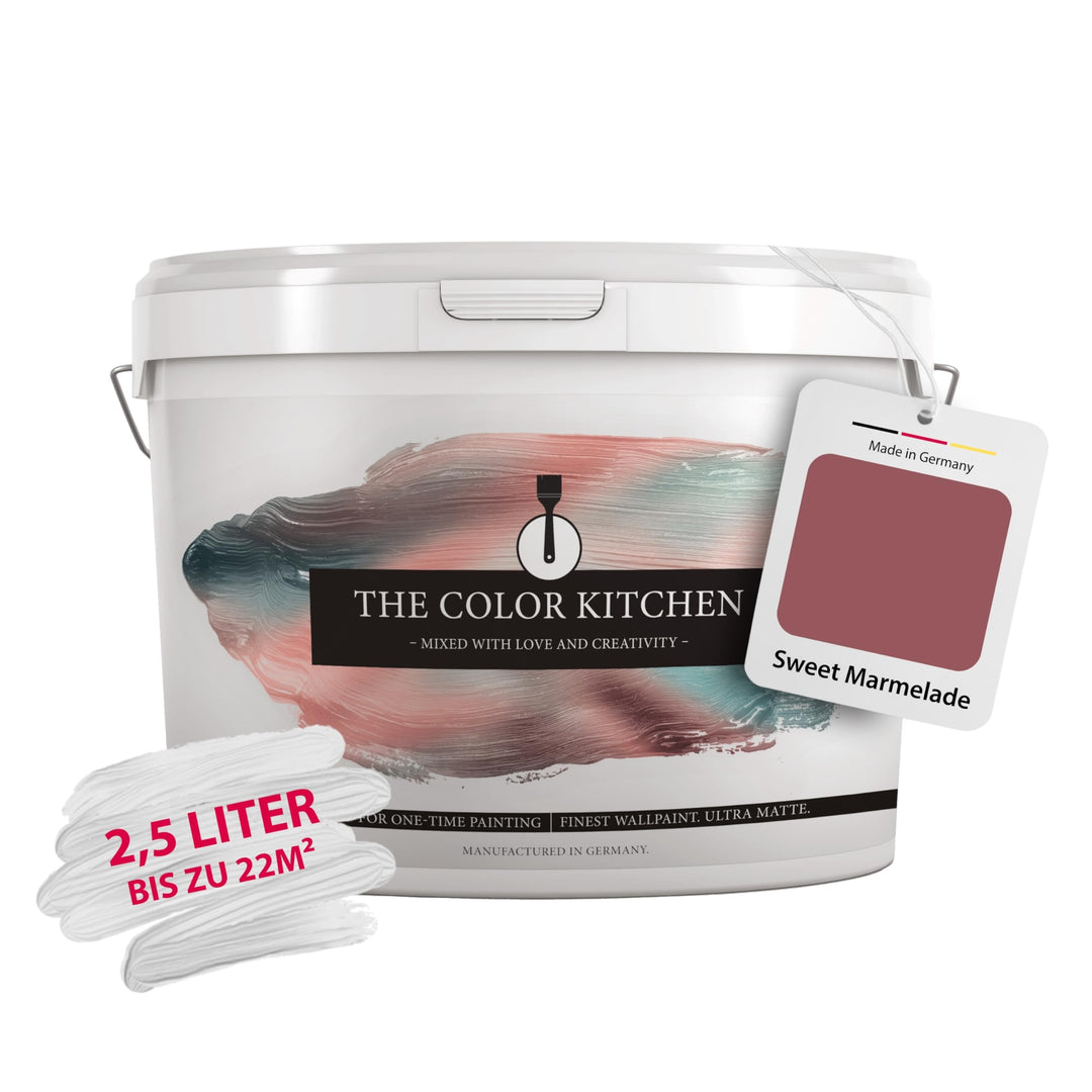 A.S. Création THE COLOR KITCHEN kräftige Wandfarbe - Malerfarbe für farbenfrohe Räume - matte Innenf