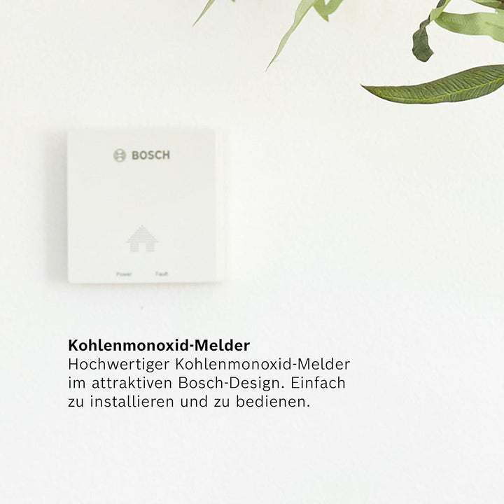 Der CO-Melder D-CO von Bosch - Einfach zu installierendes Kohlenmonoxid-Warngerät mit Memory-Modus u