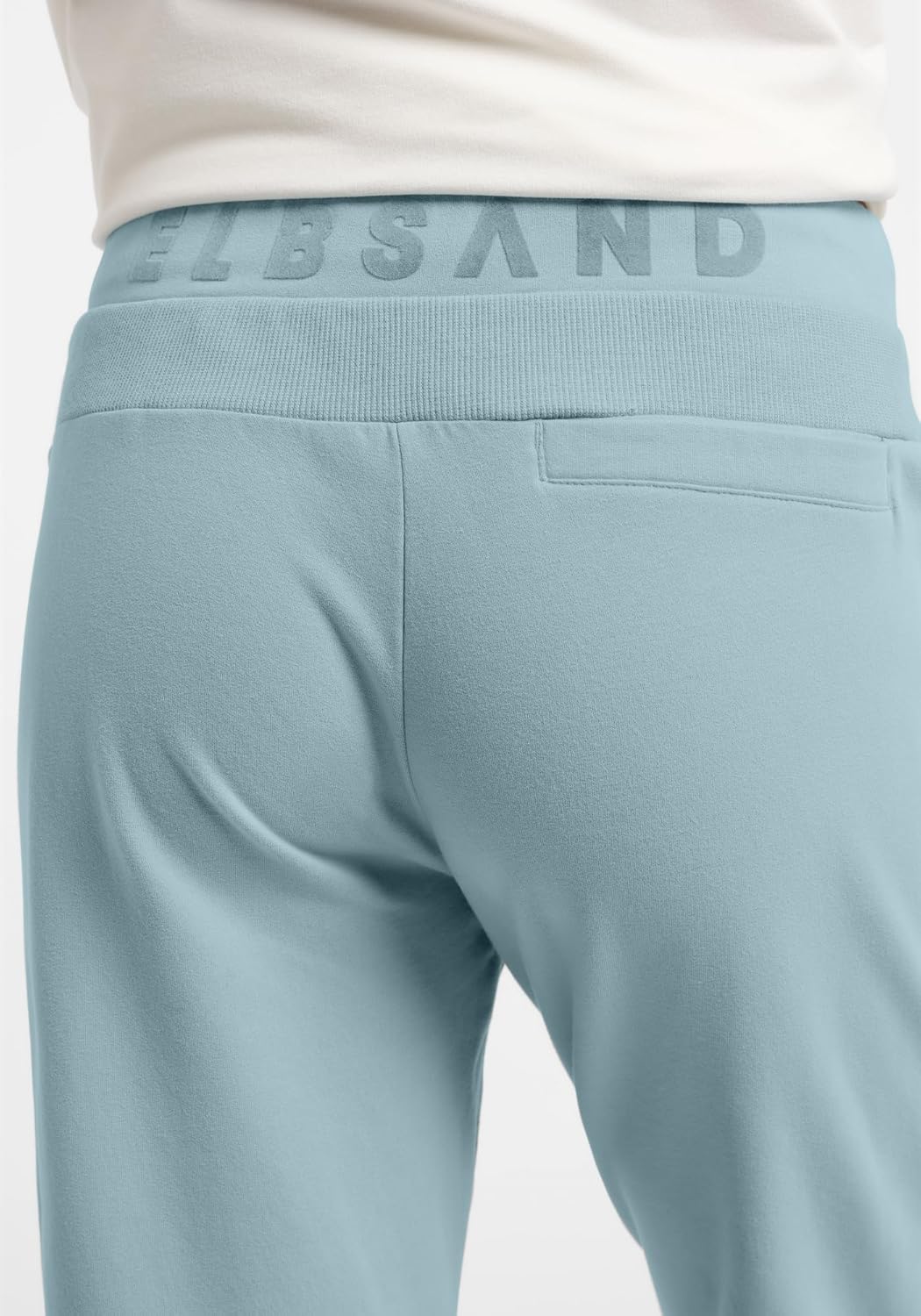 Elbsand Brinja Damen 7/8 Hose, Sweathose, gerade Schnittform S Blue Shadow, S Blue Shadow