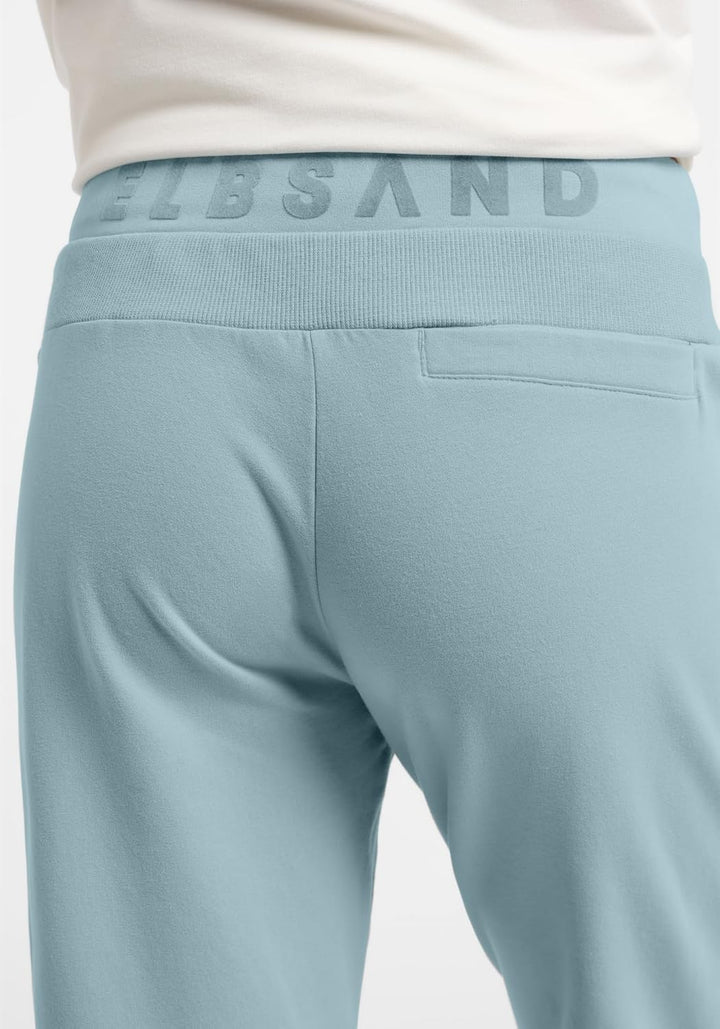 Elbsand Brinja Damen 7/8 Hose, Sweathose, gerade Schnittform S Blue Shadow, S Blue Shadow