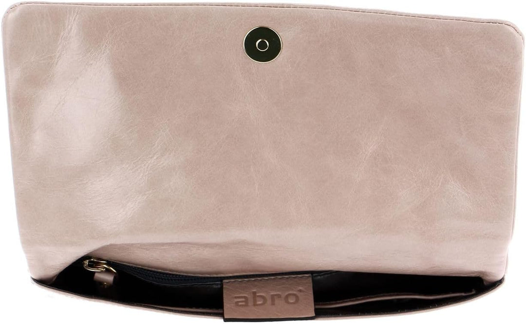 Abro Damen Clutch Rosa Leder 1