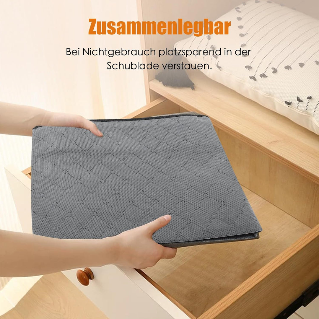 ZCHI 5 Stück Premium Unterbettkommode mit Sichtfenster, Unterbett-Aufbewahrungstasche Kleideraufbewa
