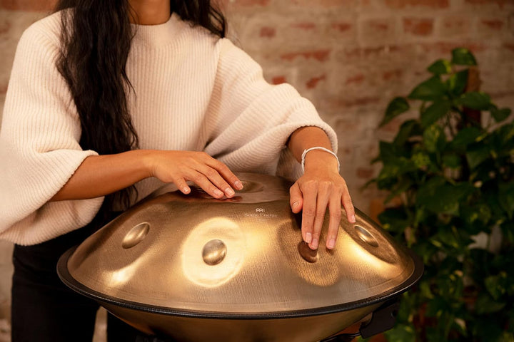 Sonic Energy Sensory Handpan – D Kurd 9 Töne (D3/ A3, Bb3, C4, D4, E4, F4, G4, A4) 440 Hz – für Medi
