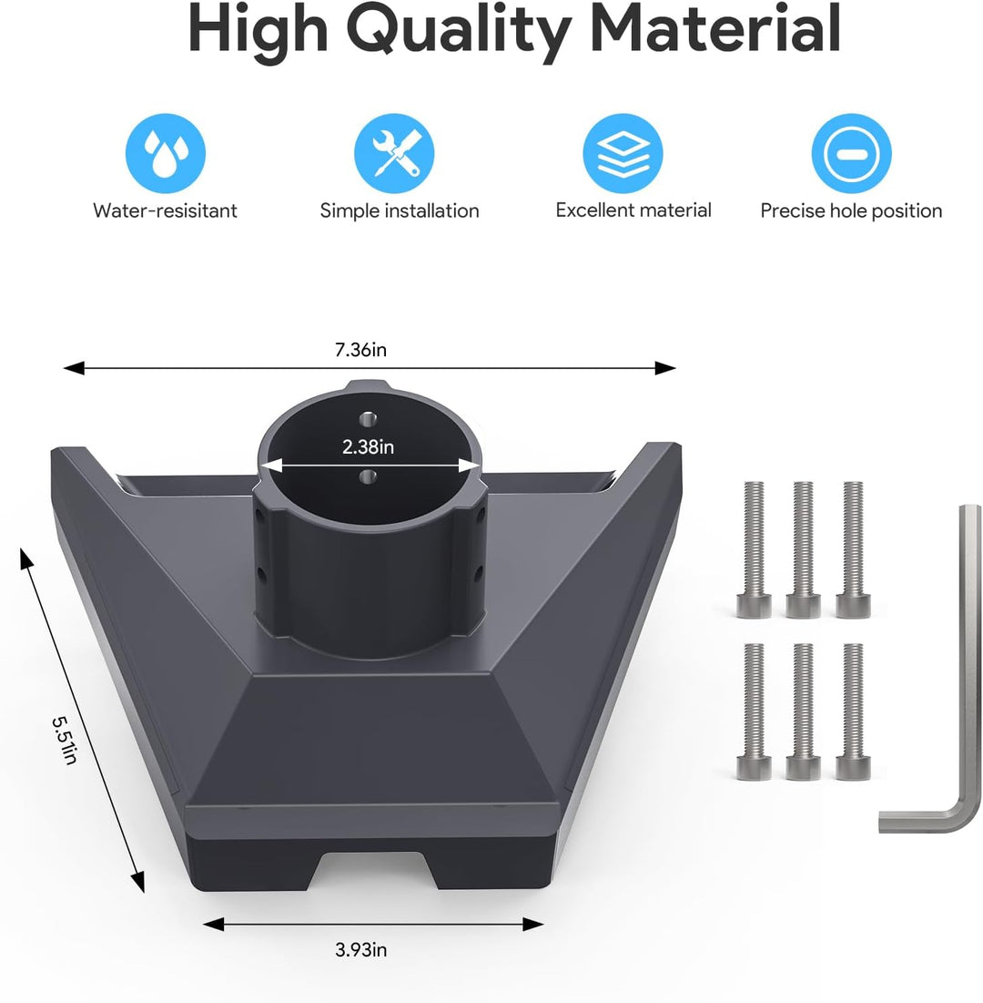 QUIDDITY Starlink Gen 3 RohrAdapter – Aluminium-Montagekit mit Rohradapter, V3 Stangenadapter, Stand
