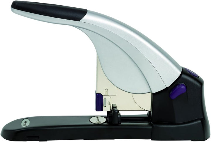 Rexel Mercury Blockheftgerät (Hebel komplett Stahl, Papierführung, Heftleistung 120 Blatt) grau 1 Or