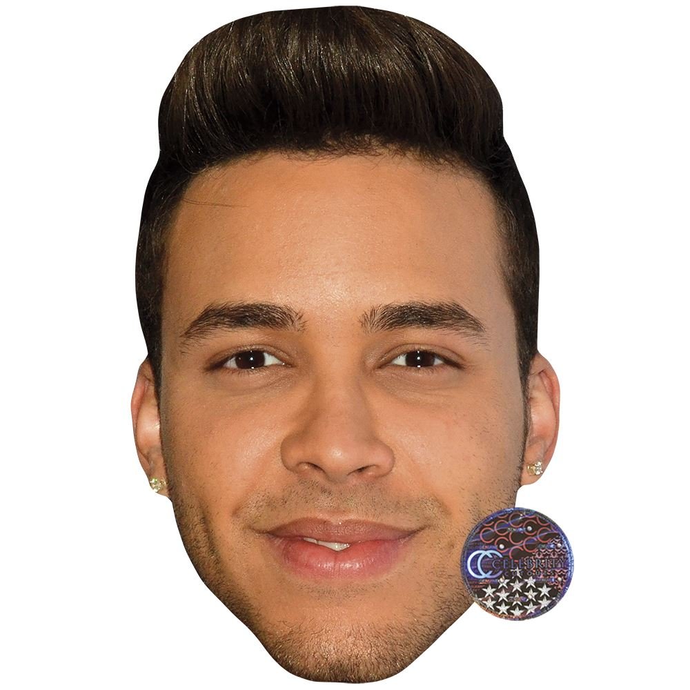 Prince Royce Big Head. Larger than life mask.