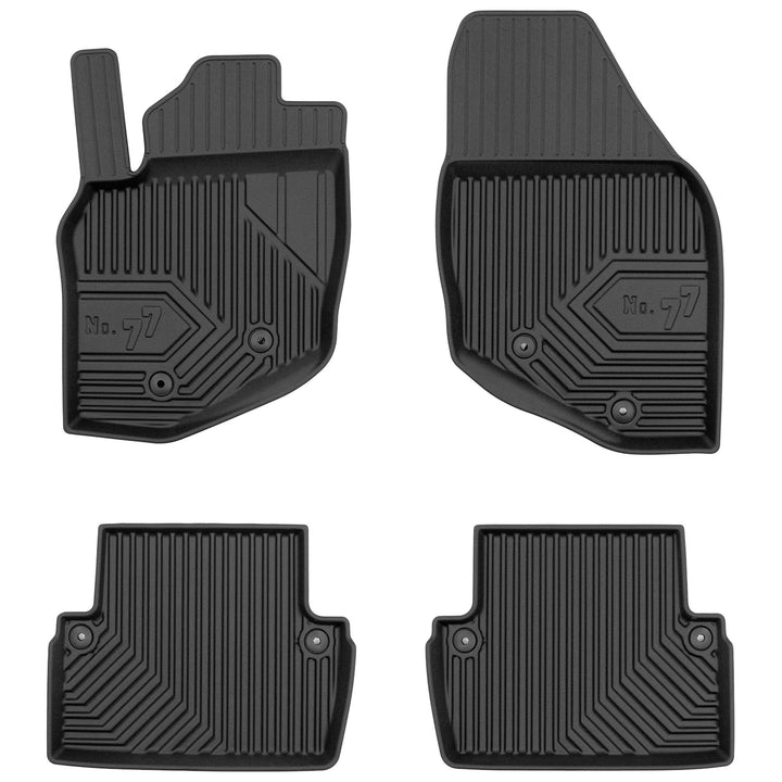 M MOTOS Gummimatten Auto Fussmatte passt für Volvo V70 II 2000-2007 Verbessern Sie Ihren Reisekomfor