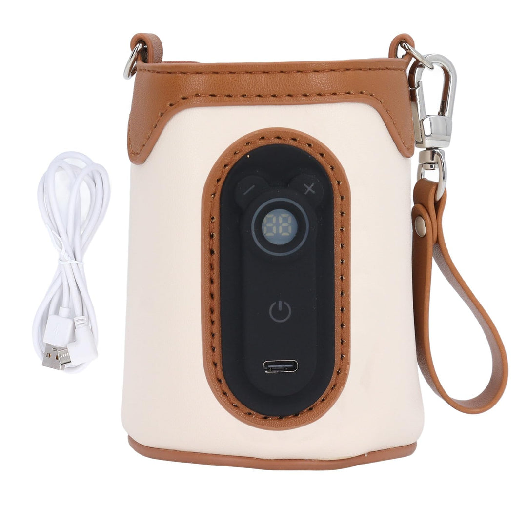 Flaschenwärmer, Babyflaschenwärmer, USB-betrieben, 26 Gänge, temperaturverstellbar, tragbarer Flasch